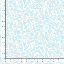Load image into Gallery viewer, Dear Stella - Wanderlust - Shell Yeah! - Blue - 1/2 YARD CUT
