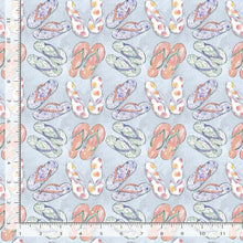 Load image into Gallery viewer, Dear Stella - Aloha - Flip Flops - 1/2 YARD CUT
