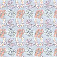 Dear Stella - Aloha - Flip Flops - 1/2 YARD CUT