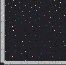 Load image into Gallery viewer, Dear Stella - Hall Pass - Dotty - Raven - 1/2 YARD CUT
