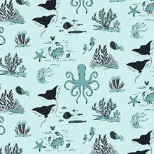 Load image into Gallery viewer, Dear Stella - Seafarer - Octopus Toile - 1/2 YARD CUT
