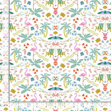 Load image into Gallery viewer, Dear Stella - Paradise Royale - White - 1/2 YARD CUT
