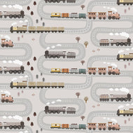 Dear Stella - Are We There Yet? - On the Right Track - 1/2 YARD CUT