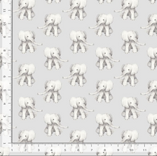 Load image into Gallery viewer, Dear Stella - ABC's of Love - Elephantastic - 1/2 YARD CUT
