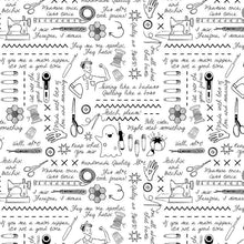 Load image into Gallery viewer, End of Bolt - Sweary Stitching - 30"
