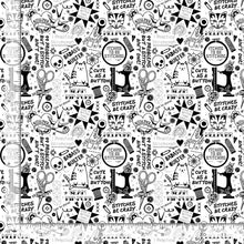 Load image into Gallery viewer, Dear Stella - Quilty Helpurrs - Pardon Ymy Puns - 1/2 YARD CUT
