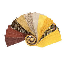 Load image into Gallery viewer, Stof - Gold Brown - 2 1/2" strip roll (20 pieces)
