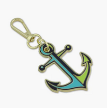 Load image into Gallery viewer, Tula Pink Bag Charm - Anchors Aweigh Marine
