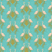 Load image into Gallery viewer, Art Gallery Fabrics - Stillwater - Egret Dance - 1/2 YARD CUT
