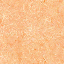 Load image into Gallery viewer, Timeless Treasures - Tonga Batik Pastels Pretty Floral - Peach - 1/2 YARD CUT
