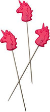 Load image into Gallery viewer, Tula Pink Unicorn Head Straight Pins
