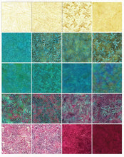 Load image into Gallery viewer, Island Batiks - Tropical Bliss - 10” Squares
