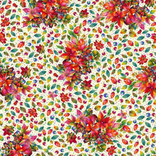 Load image into Gallery viewer, Hoffman - Yuletide Blooms - Poinsettias - 1/2 YARD CUT

