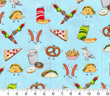 Load image into Gallery viewer, Fabric Traditions - Snack Time - 1/2 YARD CUT
