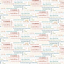 Load image into Gallery viewer, Riley Blake - Created with Love - Written Ecru - 1/2 YARD CUT
