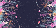 Load image into Gallery viewer, Dashwood Studio - Coral Coast Double Border - 1/2 YARD CUT
