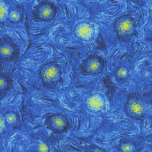 Load image into Gallery viewer, Timeless Treasures - Starry Swirling Texture Sky - 1/2 YARD CUT
