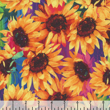 Load image into Gallery viewer, Timeless Treasures - Sundance - Packed Sunflowers - 1/2 YARD CUT
