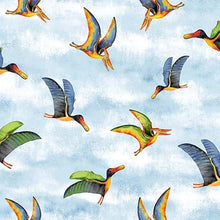 Load image into Gallery viewer, Michael Miller - Dinosaurs, Dinosaurs - Pterosaurs - 1/2 YARD CUT
