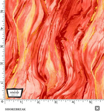 Load image into Gallery viewer, Michael Miller - Seaing - Shorebreak Coral - 1/2 YARD CUT

