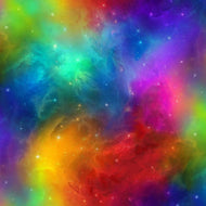 Michael Miller - The Final Fontier - Celestial Spaces - 1/2 YARD CUT