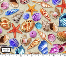 Load image into Gallery viewer, Michael Miller - Sea World - Shell-E-Bration - 1/2 YARD CUT
