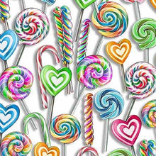 Load image into Gallery viewer, Michael Miller - Sweet - Cute Little Lollipop - 1/2 YARD CUT

