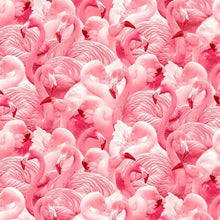Load image into Gallery viewer, Michael Miller - Flamingo Grace - Plumage Parade - Bubble Gum - 1/2 YARD CUT
