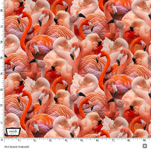 Load image into Gallery viewer, Michael Miller - Flamingo Grace - Plumage Parade - 1/2 YARD CUT
