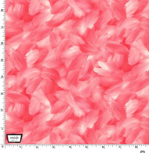Load image into Gallery viewer, Michael Miller - Flamingo Grace - Feathered Mirage - Lipstick - 1/2 YARD CUT
