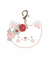 Load image into Gallery viewer, Poppy Cotton Zipper Pull Charm - Kitty
