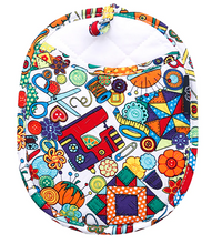 Load image into Gallery viewer, Sewing Themed Potholder
