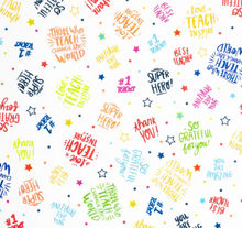 Load image into Gallery viewer, P&amp;B Textiles - Love, Teach, Inspire - Inspiring Quotes - 1/2 YARD CUT
