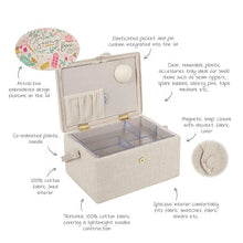 Load image into Gallery viewer, Embroidered Sewing Box
