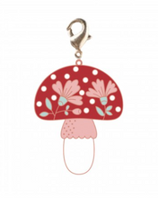 Load image into Gallery viewer, Poppy Cotton Zipper Pull Charm - Mushroom
