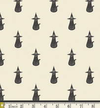 Load image into Gallery viewer, Art Gallery - Spooky 'n Witchy - Purrfectly Witchy - 1/2 YARD CUT
