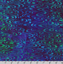 Load image into Gallery viewer, Robert Kaufman - Totally Tropical - Ripples Ocean - 1/2 YARD CUT

