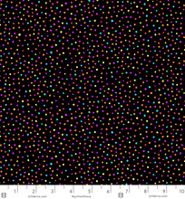 Load image into Gallery viewer, RJR - Happiest Dots - Nighttime Confetti - 1/2 YARD CUT
