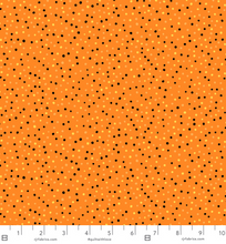 Load image into Gallery viewer, RJR - Happiest Dots - Orange Treat - 1/2 YARD CUT
