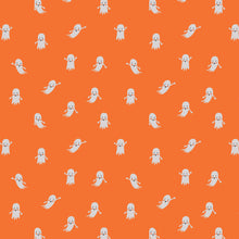Load image into Gallery viewer, Rifle Paper Co - Halloween Ghosts Orange - 1/2 YARD CUT
