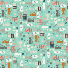 Load image into Gallery viewer, Cotton + Steel - Kitty Kats - These are a Few of My Favorite Things - 1/2 YARD CUT
