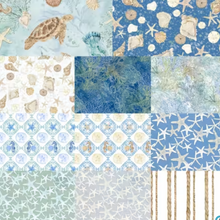 Load image into Gallery viewer, P&amp;B Textiles - Sea Whispers - Fat Quarter Bundle
