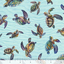 Load image into Gallery viewer, End of Bolt - Endless Blues - Sea Turtles - 30"
