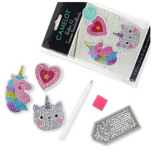Load image into Gallery viewer, Unicorn Love Diamond Painting Sticker Kit

