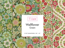 Load image into Gallery viewer, Tilda Fabrics - Wallflower Green - Fat Quarter Bundle
