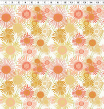Load image into Gallery viewer, Clothworks - Cluck Cluck Bloom - Crazy Daisies White - 1/2 YARD CUT
