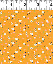 Load image into Gallery viewer, Clothworks - Cluck Cluck Bloom - Flower Dance Light Rust - 1/2 YARD CUT
