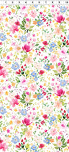 Load image into Gallery viewer, Clothworks - Flourish - White Packed Floral - 1/2 YARD CUT
