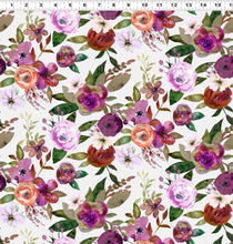 Load image into Gallery viewer, Clothworks - Midnight Dreams - Garden Light Cream - 1/2 YARD CUT
