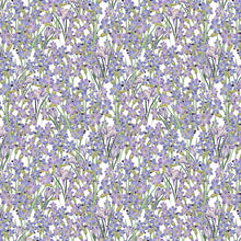 Load image into Gallery viewer, Clothworks - Spring Garden - Purple Floral - 1/2 YARD CUT
